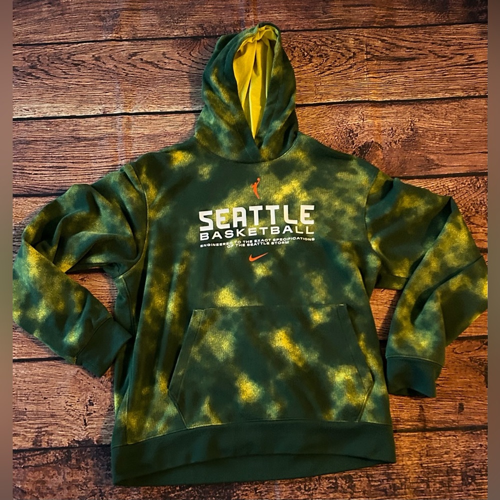 Seattle Storm Basketball Tie-Dye Hoodie Size Medium